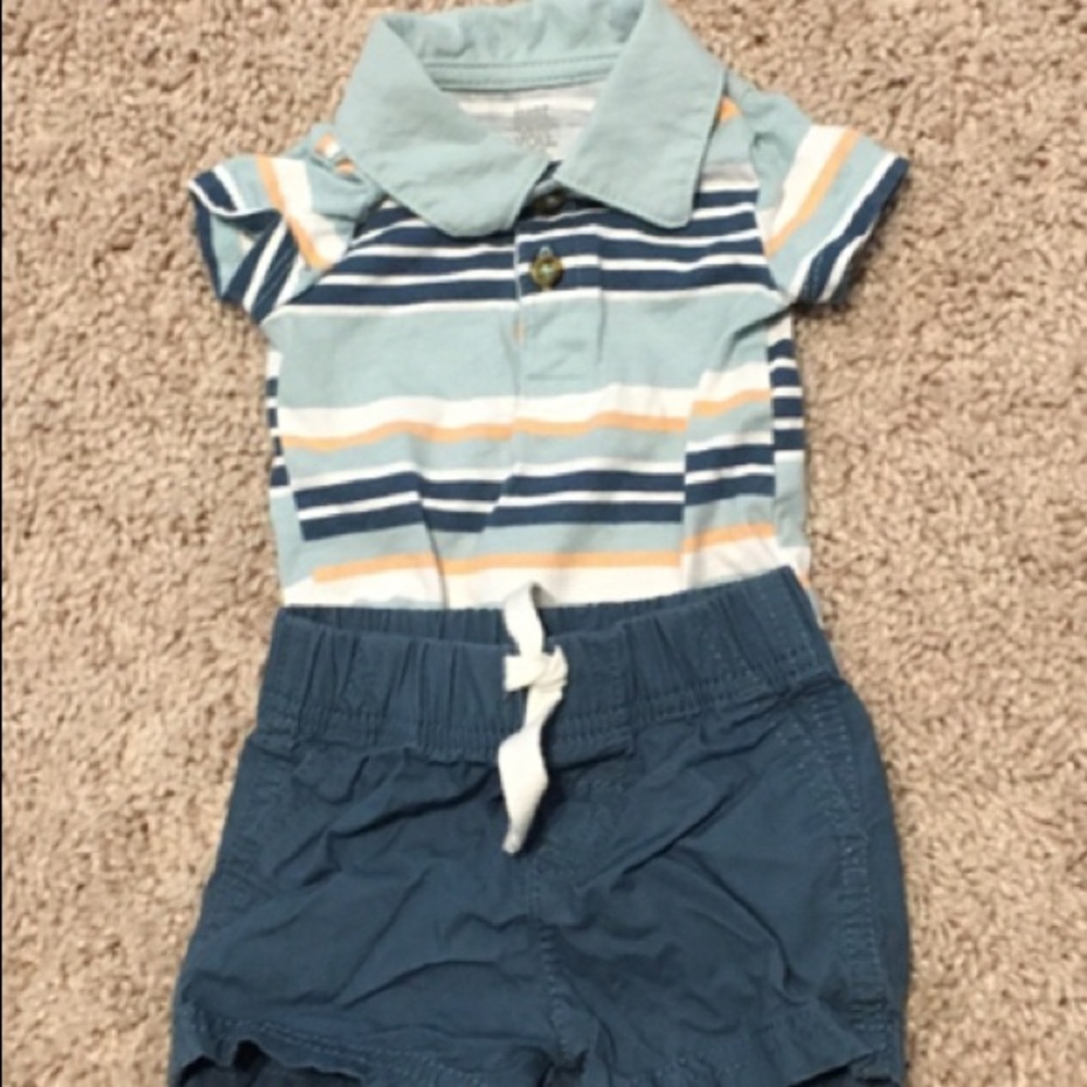Carter’s Newborn Polo Shirt Set